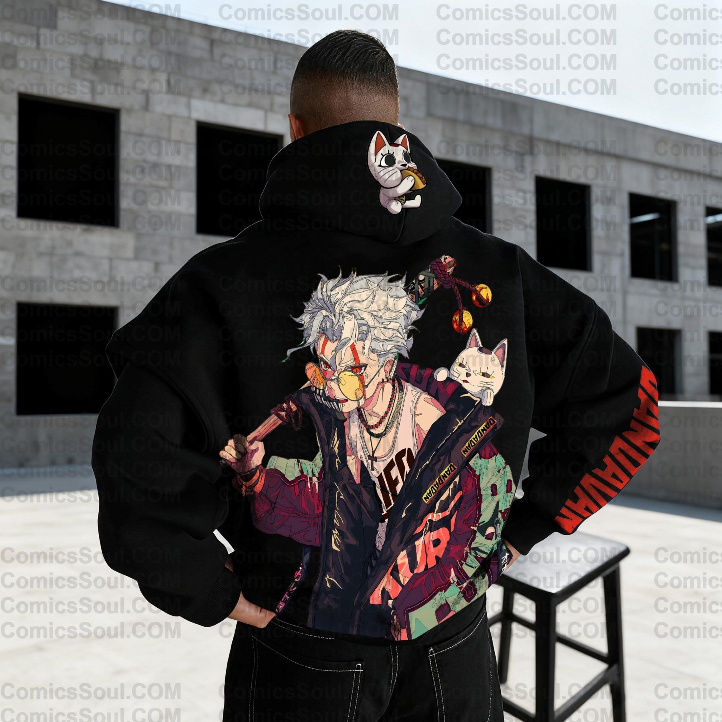 Unisex Anime Graphic Streetwear Vintage Hoodie丨Demon slayer