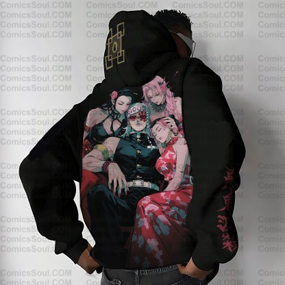 Unisex “ Demon slayer   ” Graphic Streetwear Vintage Hoodie