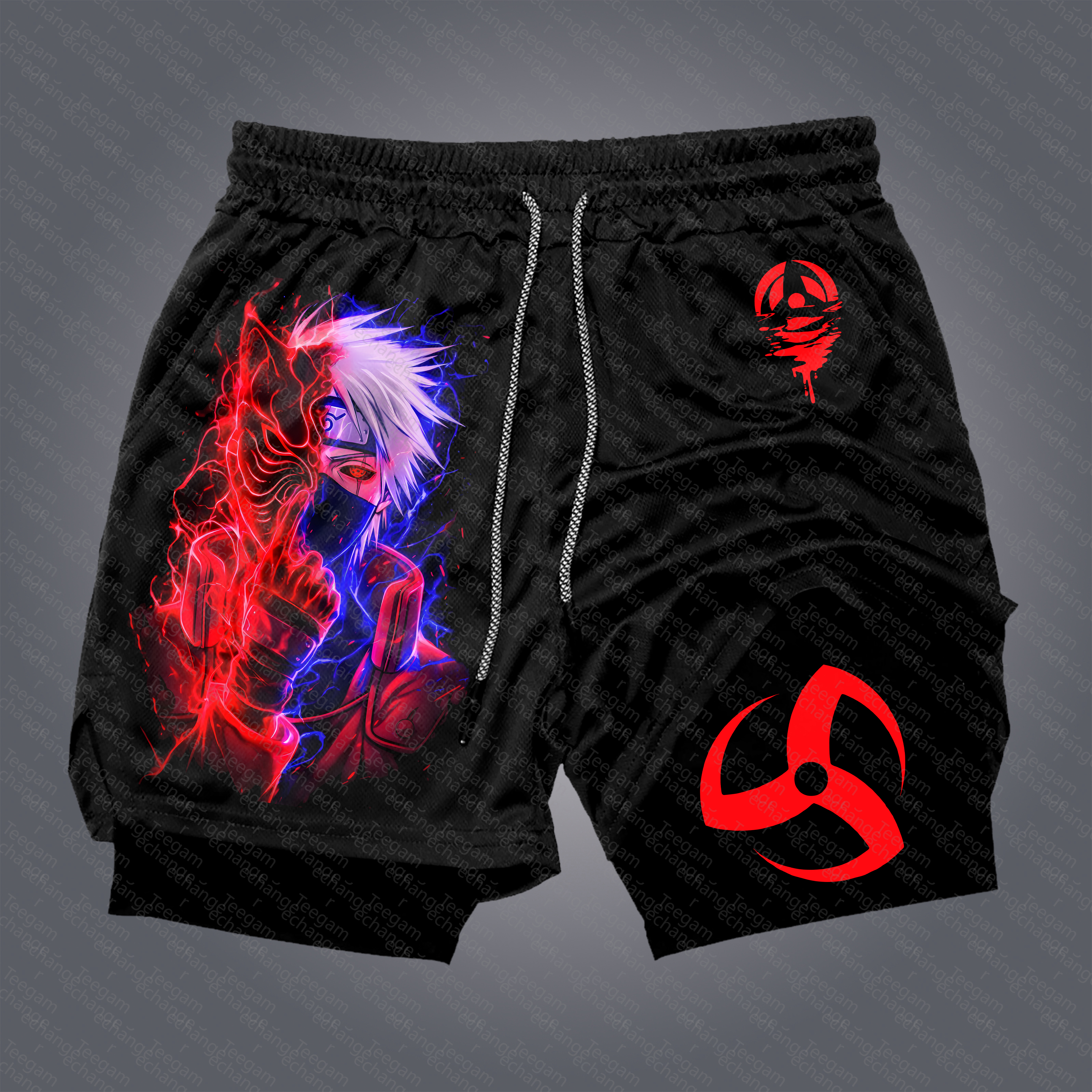 Unisex Casual Anime Streetwear Gym Shorts