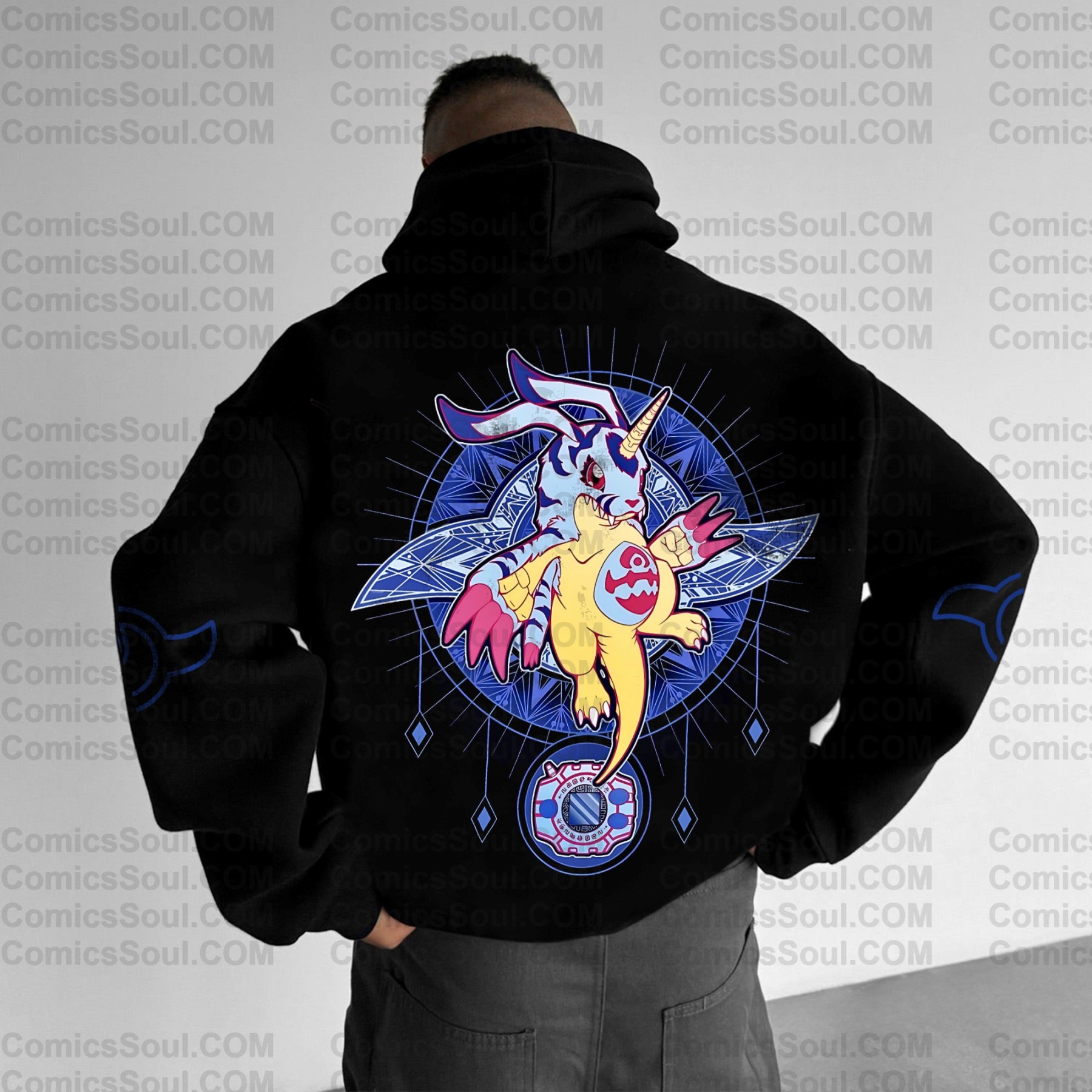 Unisex Oversized Anime Print Hoodie | One Piece
