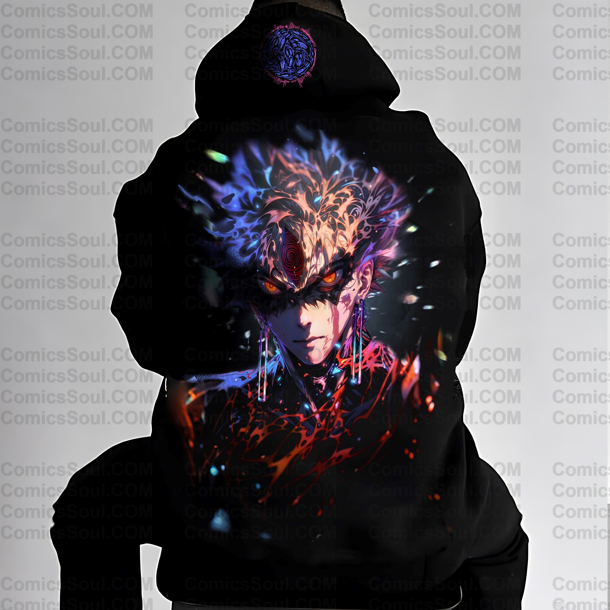 Unisex Anime Print  Casual Oversized Hoodie