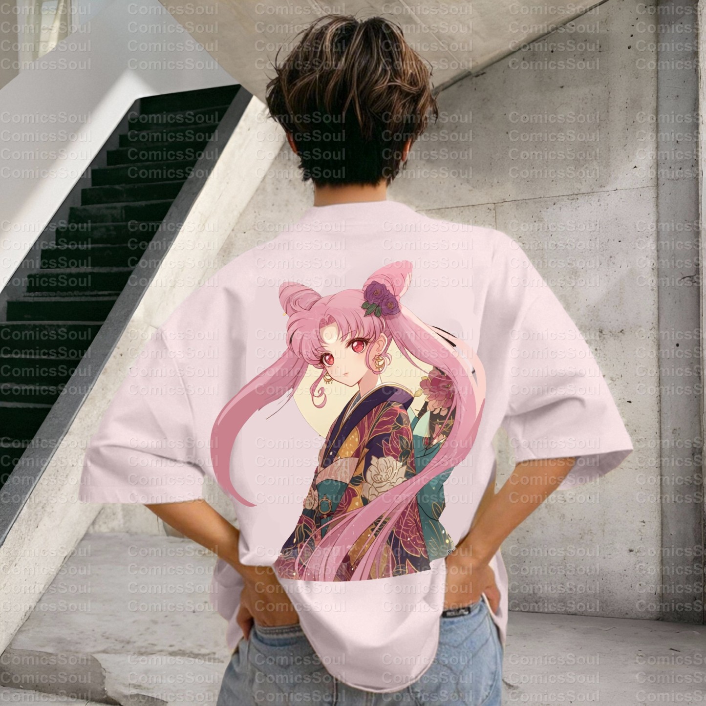 Unisex Anime Inspired Vintage T-Shirt