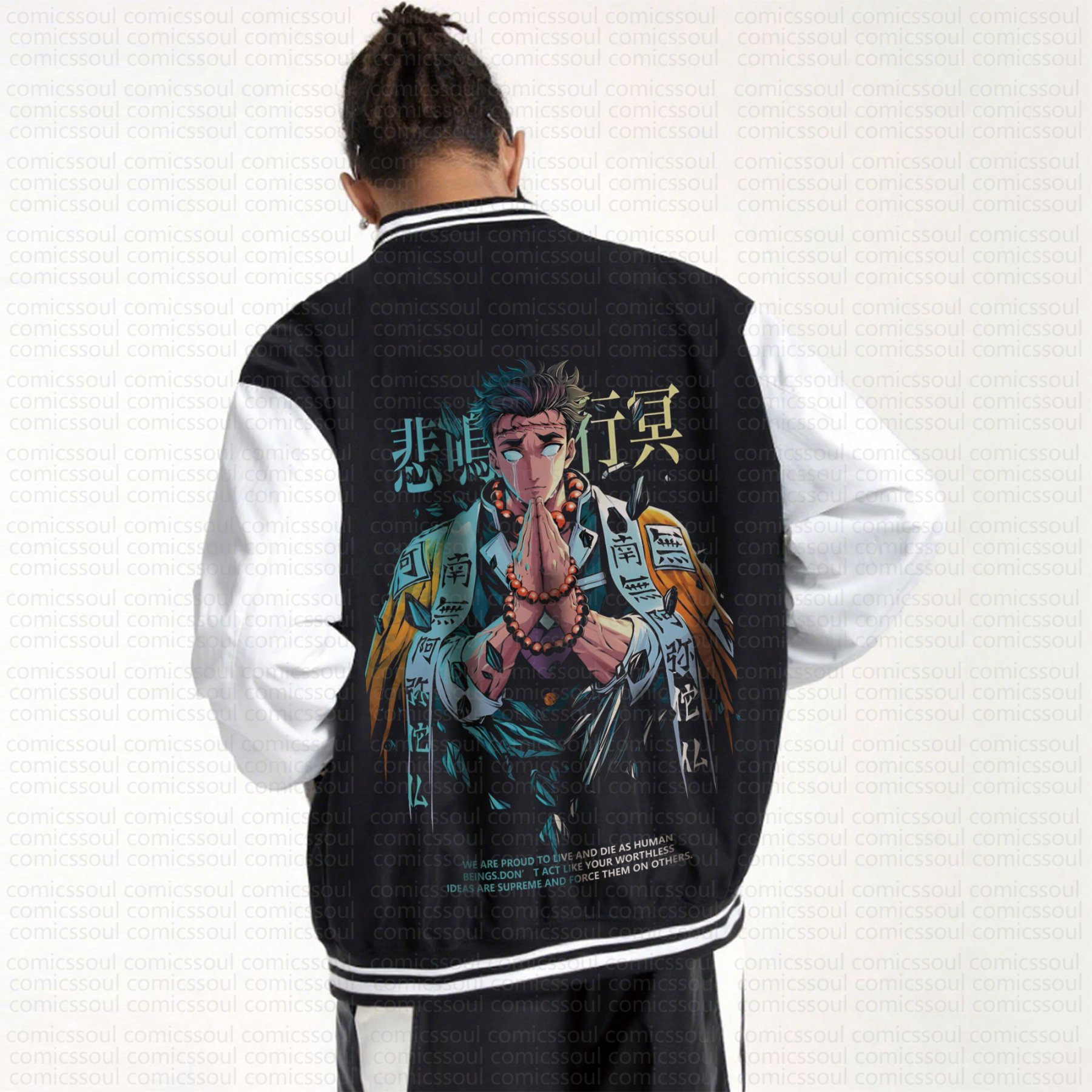 Spring And Autumn Unisex Casual Streetwear Fashion Jacket | Demon Slayer