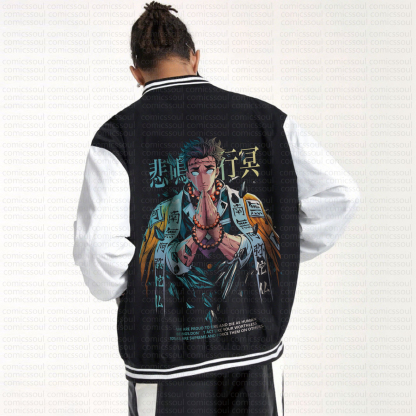 Spring And Autumn Unisex Casual Streetwear Fashion Jacket | Demon Slayer
