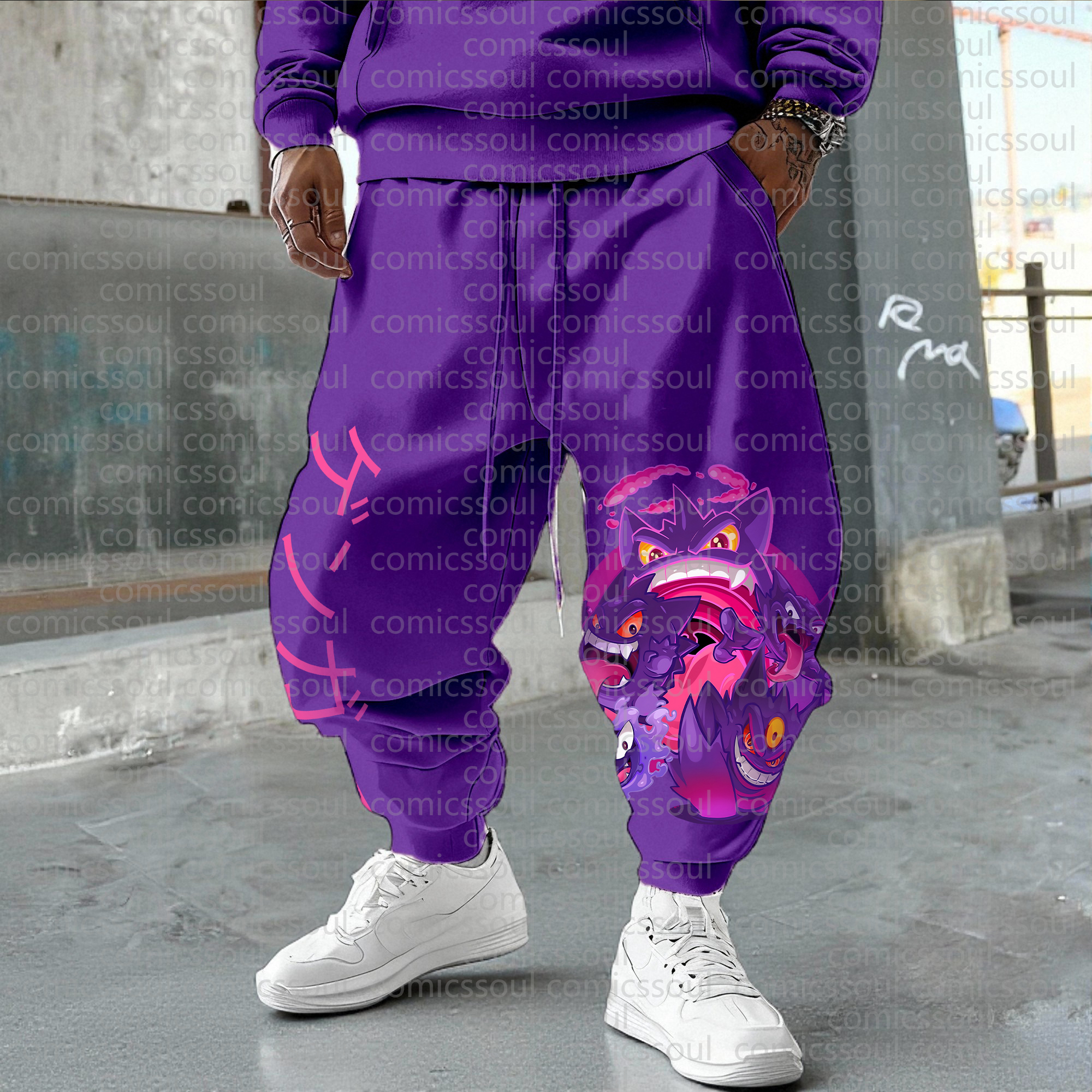 Unisex Anime Inspired Vintage Plush Pants