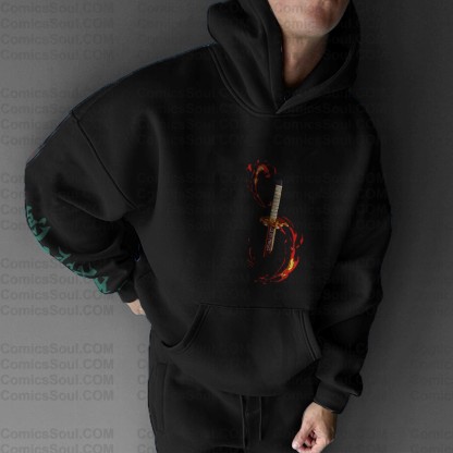 Unisex Anime Graphic Streetwear Vintage Hoodie| KNY