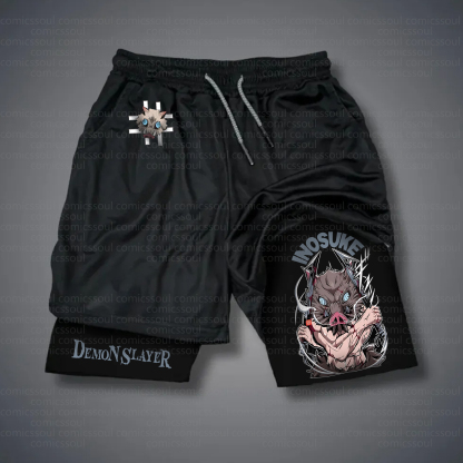 Unisex Casual Anime Streetwear Shorts 丨Demon Slayer