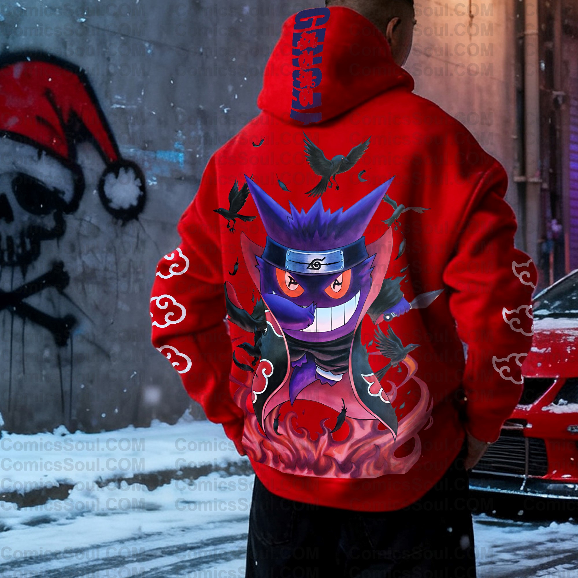 Unisex Anime Graphic Streetwear Vintage Hoodie