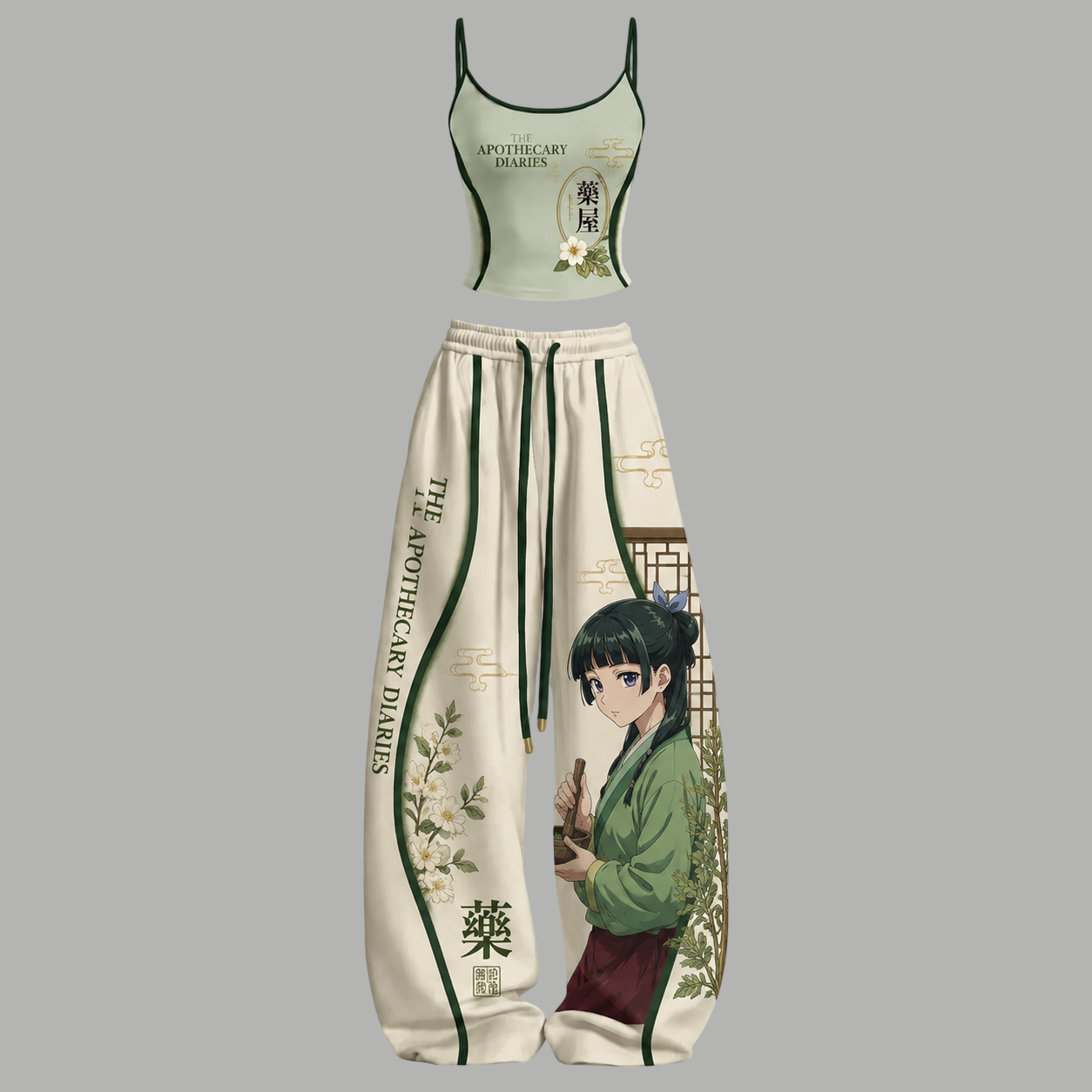 The Apothecary Diaries Top & Elasticated Trousers Two-Piece Set