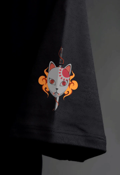 Unisex Anime Inspired Vintage Washed T-Shirt丨Demon Slayer