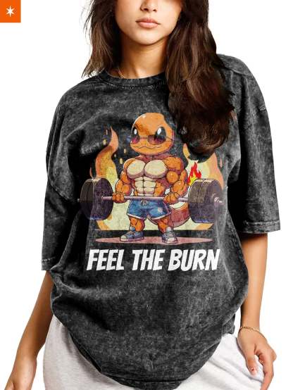 Unisex  “Pokémon” Charmander Gym Vintage T-Shirt