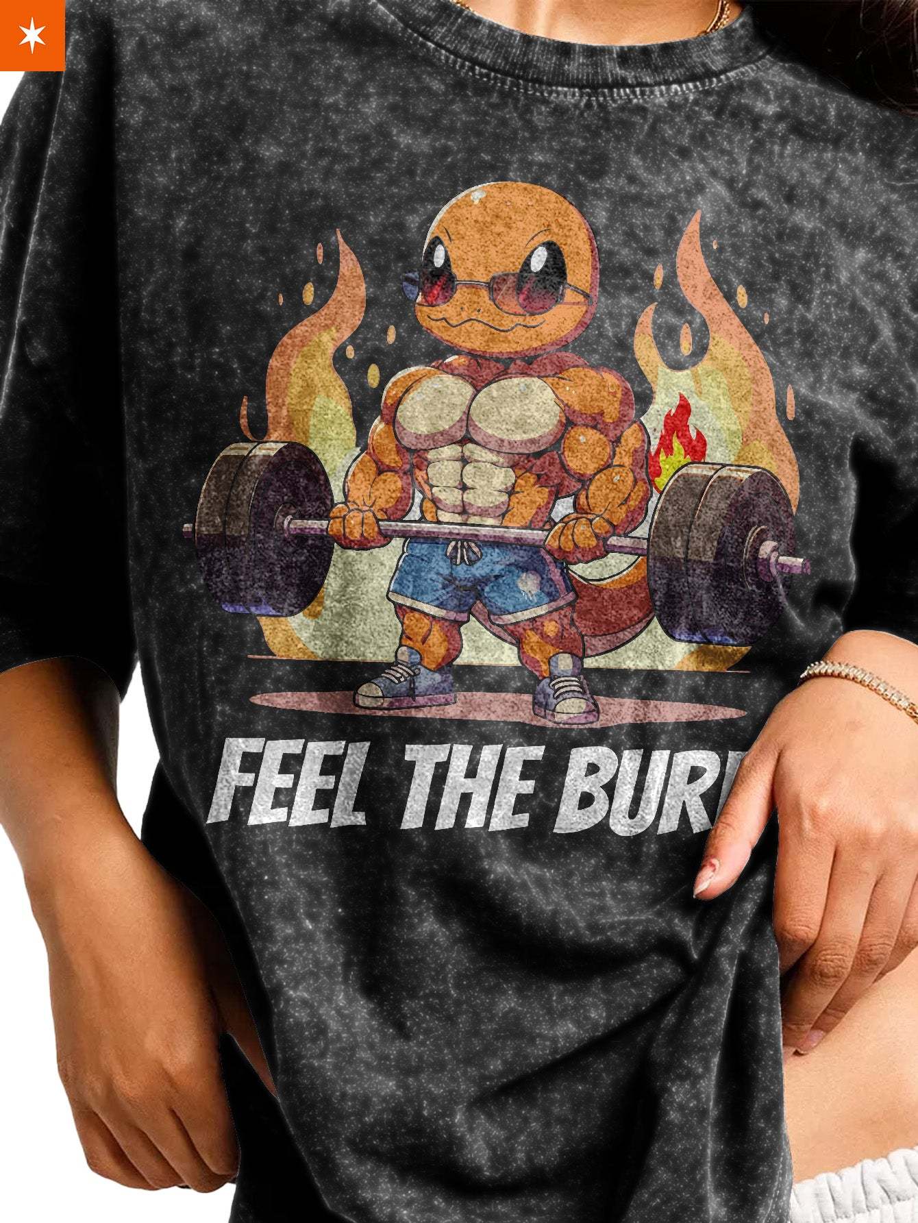 Unisex  “Pokémon” Charmander Gym Vintage T-Shirt