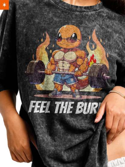 Unisex  “Pokémon” Charmander Gym Vintage T-Shirt