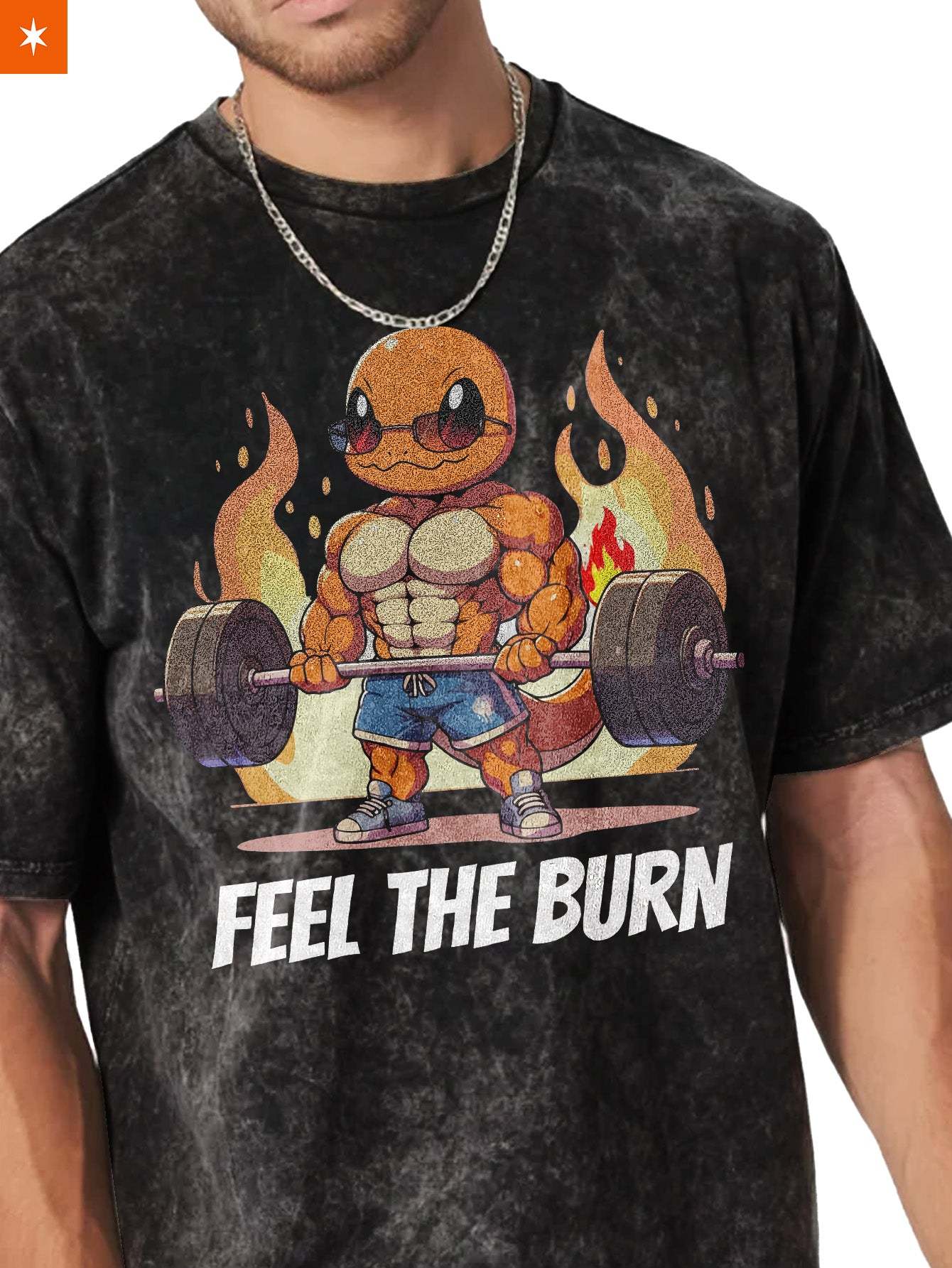 Unisex  “Pokémon” Charmander Gym Vintage T-Shirt