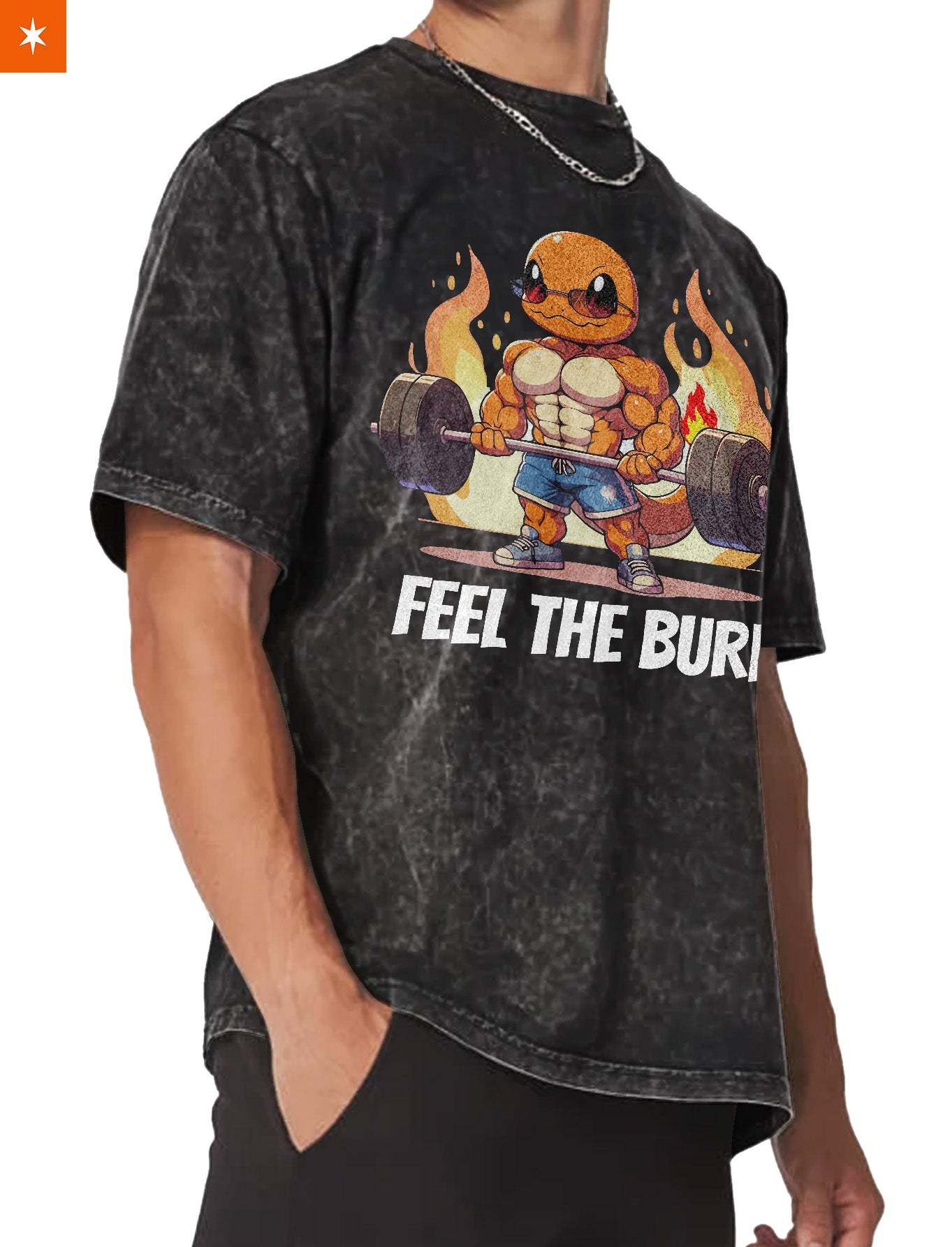 Unisex  “Pokémon” Charmander Gym Vintage T-Shirt