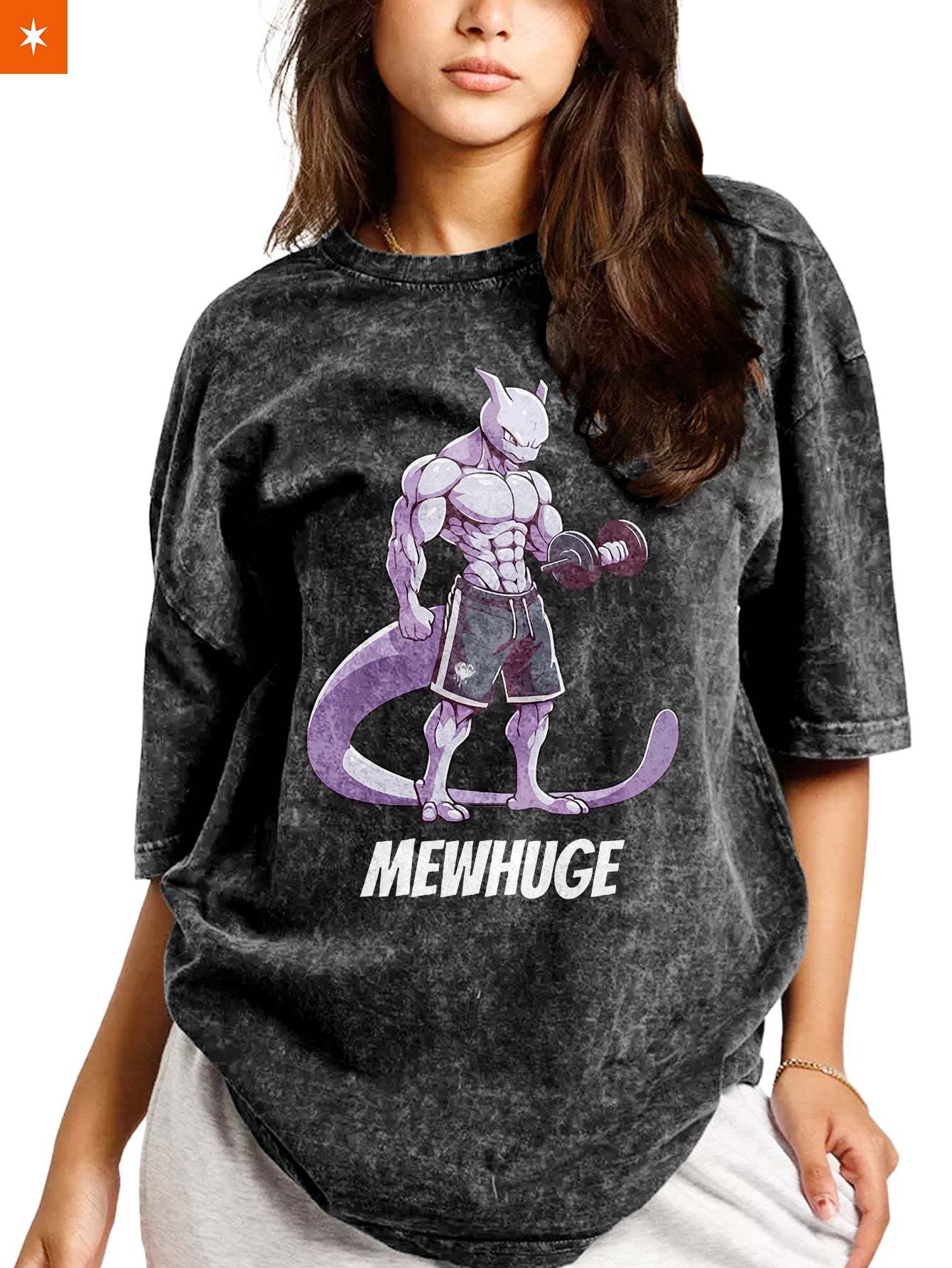 Unisex  “Pokémon” Mewhuge Gym Vintage T-Shirt