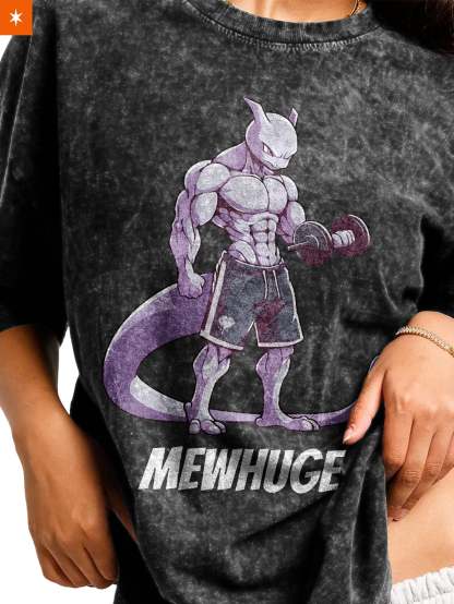 Unisex  “Pokémon” Mewhuge Gym Vintage T-Shirt