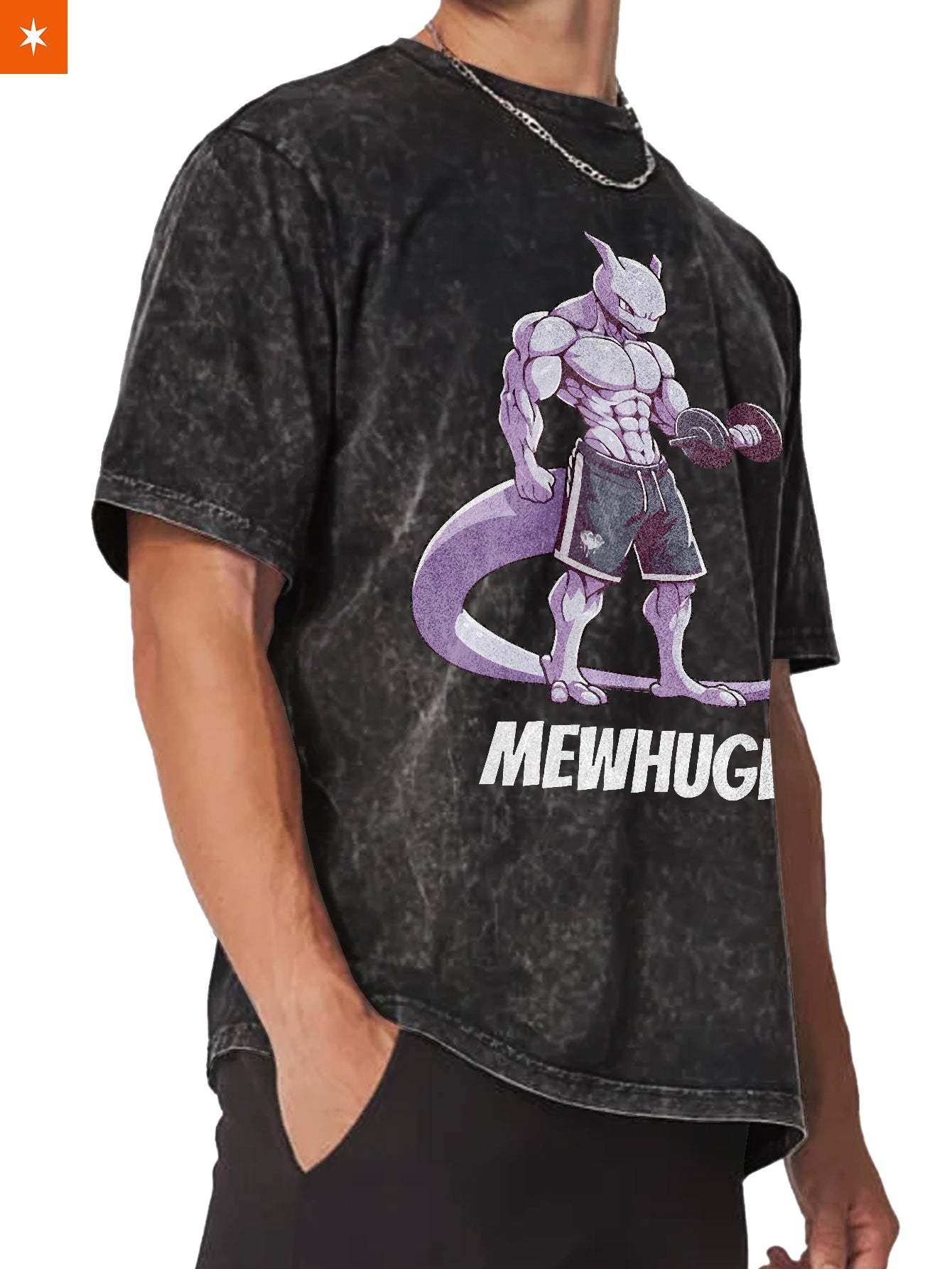 Unisex  “Pokémon” Mewhuge Gym Vintage T-Shirt