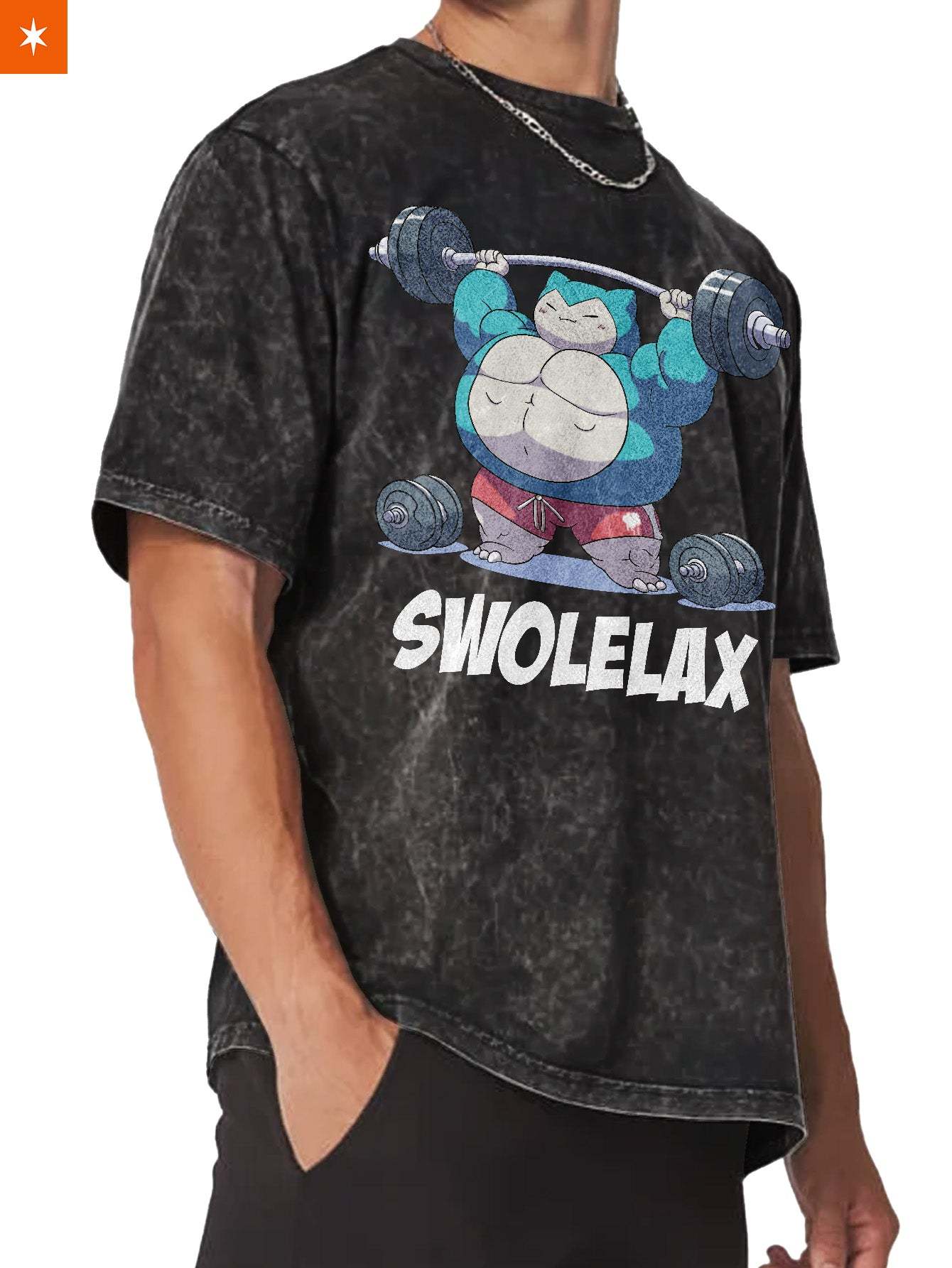 Unisex  “Pokémon” Swolelax Gym Vintage T-Shirt
