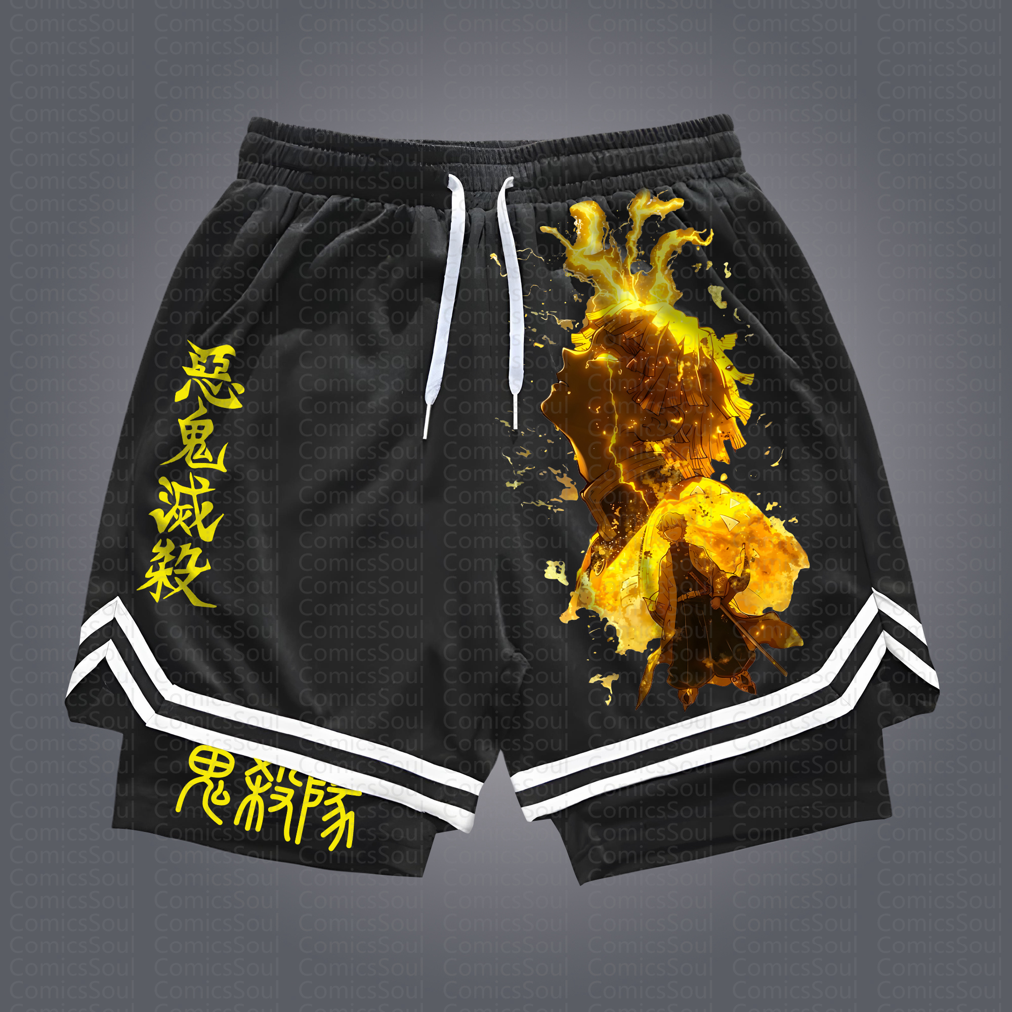 Unisex Casual Anime Streetwear Shorts 丨Demon Slayer