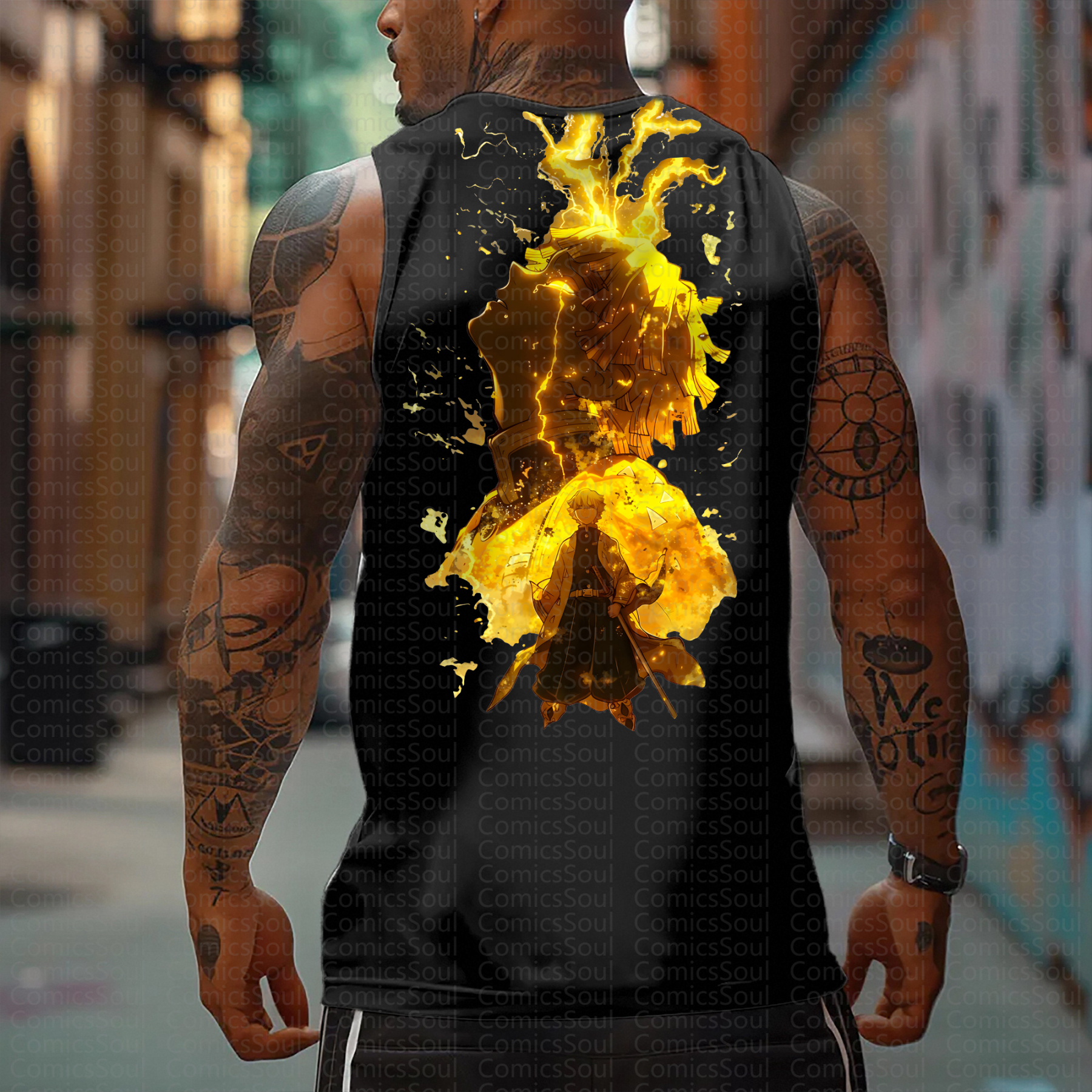 Unisex “Pokémon” Casual Anime Tank Top