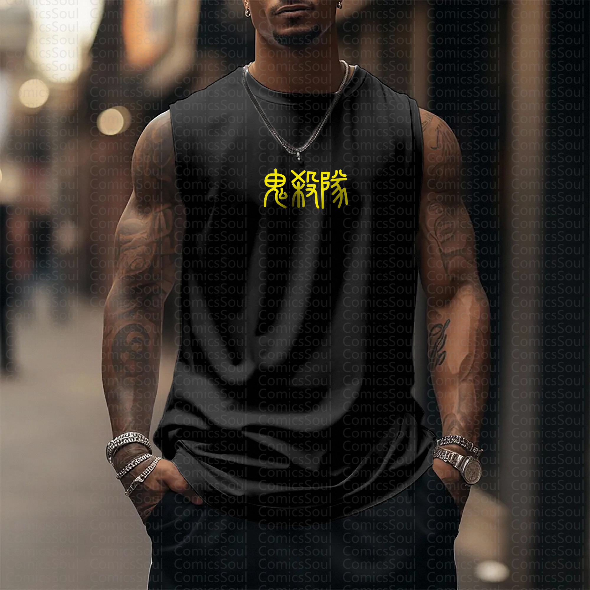 Unisex “Demon Slayer” Casual Anime  Tank Top