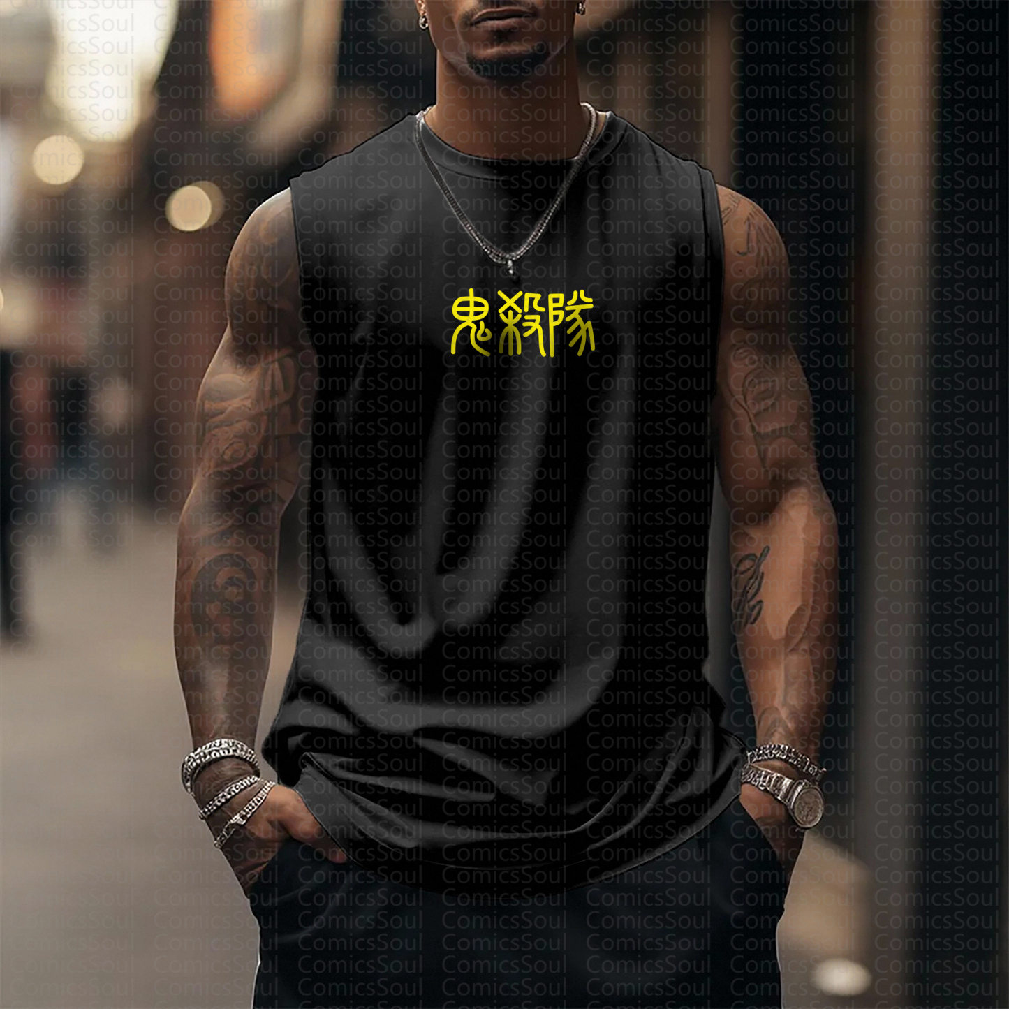 Unisex “Demon Slayer” Casual Anime  Tank Top