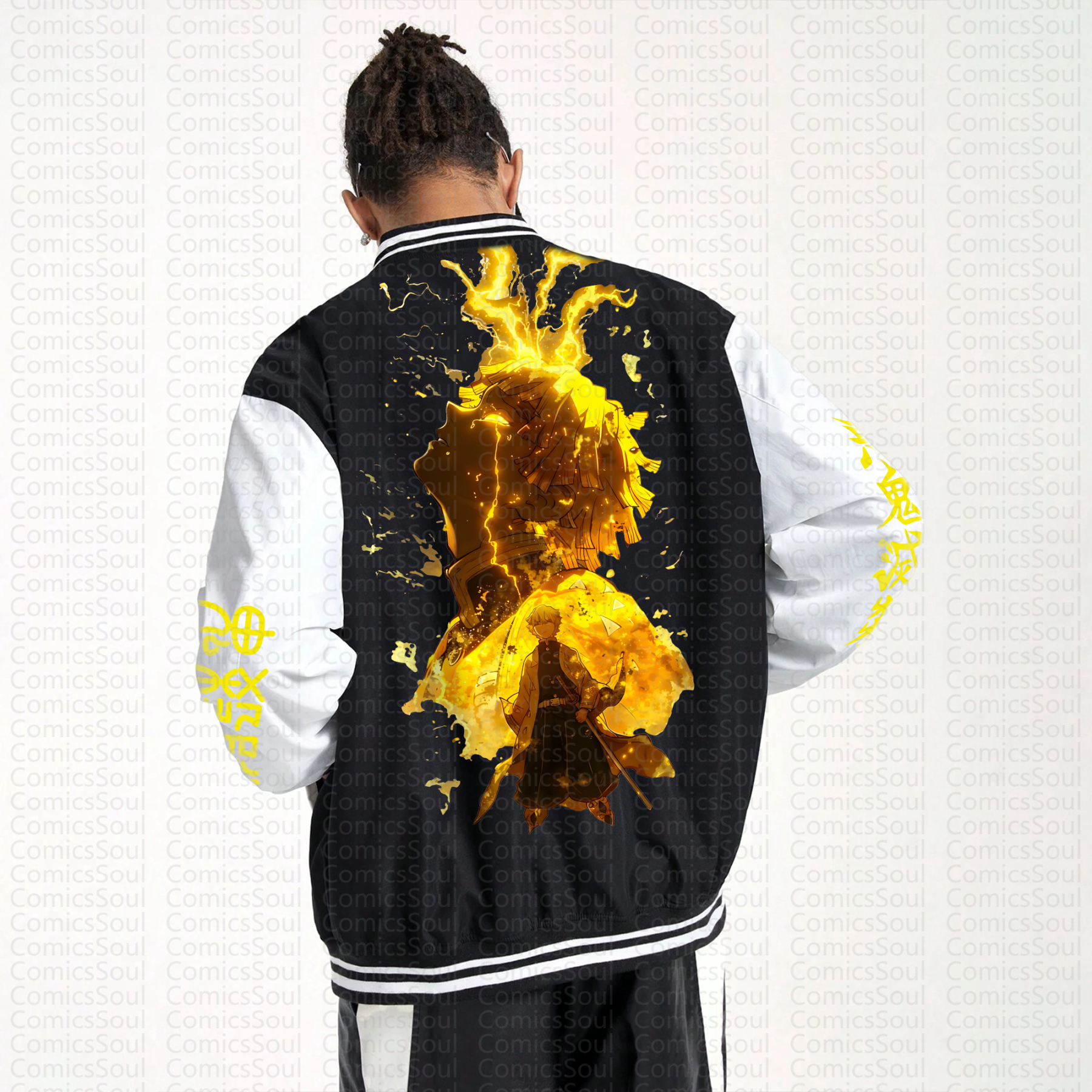 Spring And Autumn Unisex Casual Streetwear Fashion Jacket | Demon Slay