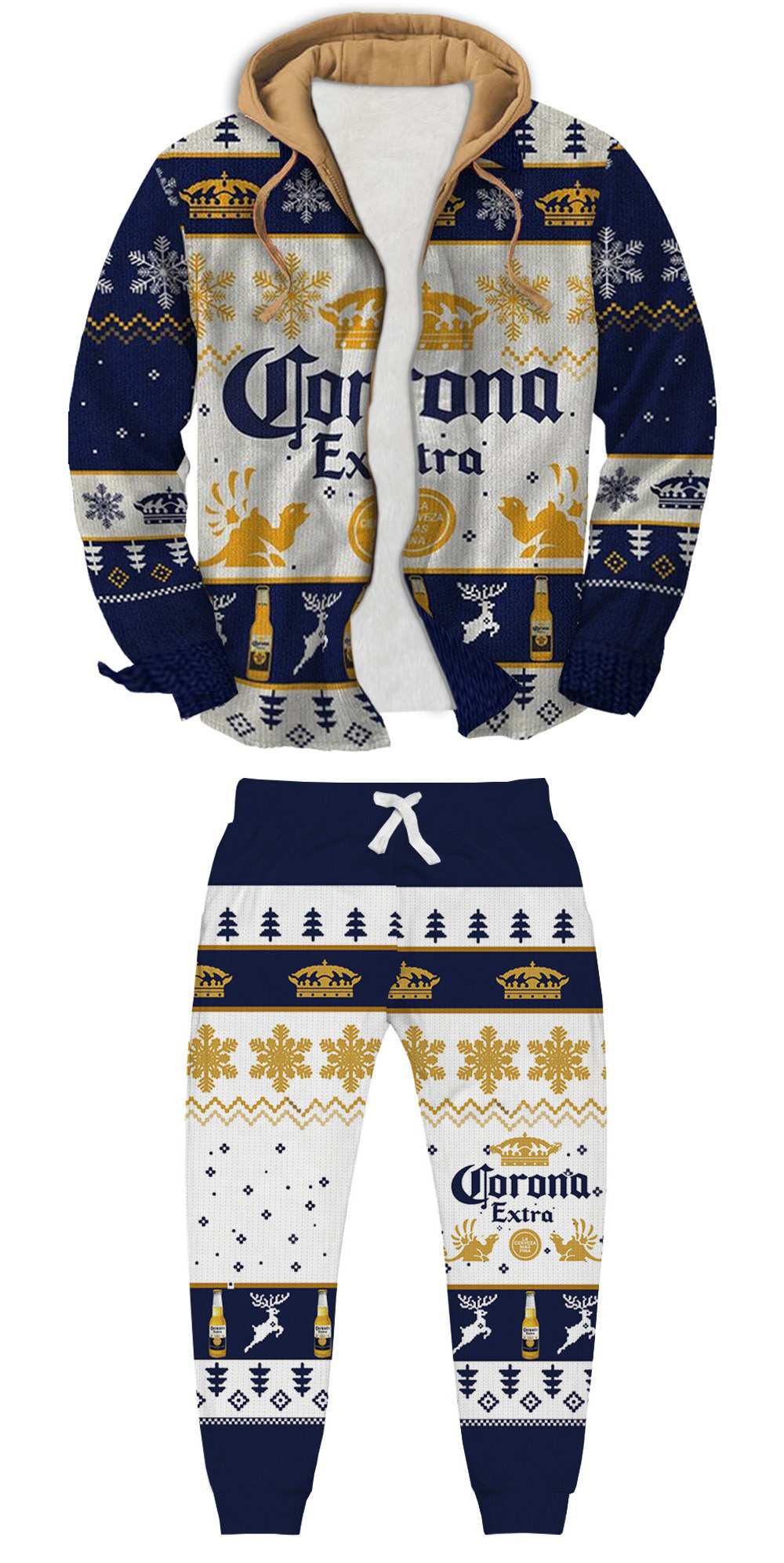 Gamechangerla®Men's Fake Two Gradient Plaid Long-Sleeved Shirts Jacket Set b6e8