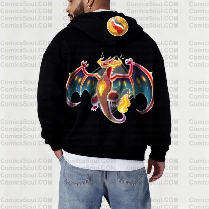 Unisex Graphic Streetwear Vintage Zipper Cardigan Plush Hoodie