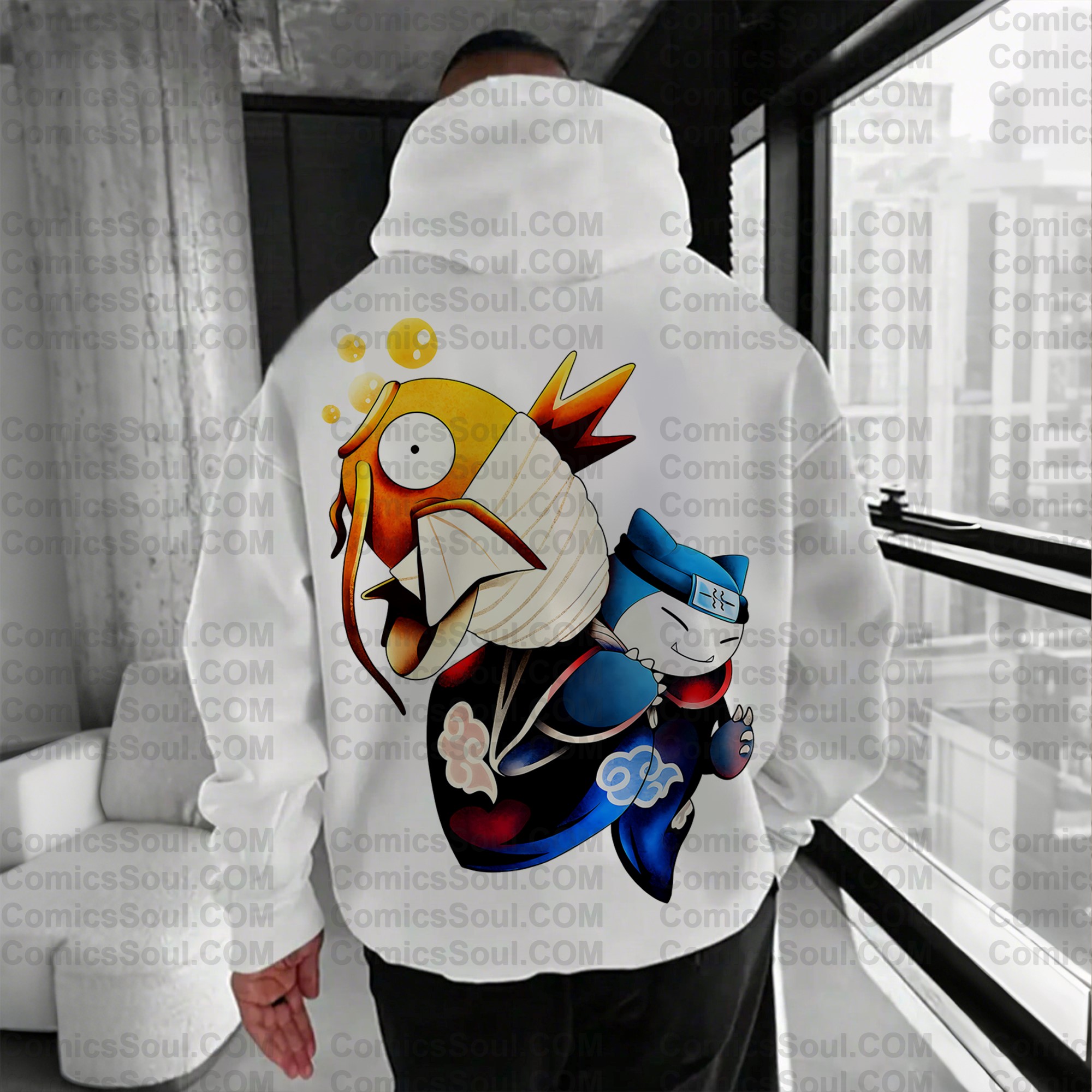 Unisex Graphic Streetwear Vintage Plush Hoodie