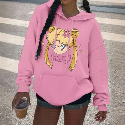 ‘’Sailor Moon" Anime Inspired Vintage Hoodie