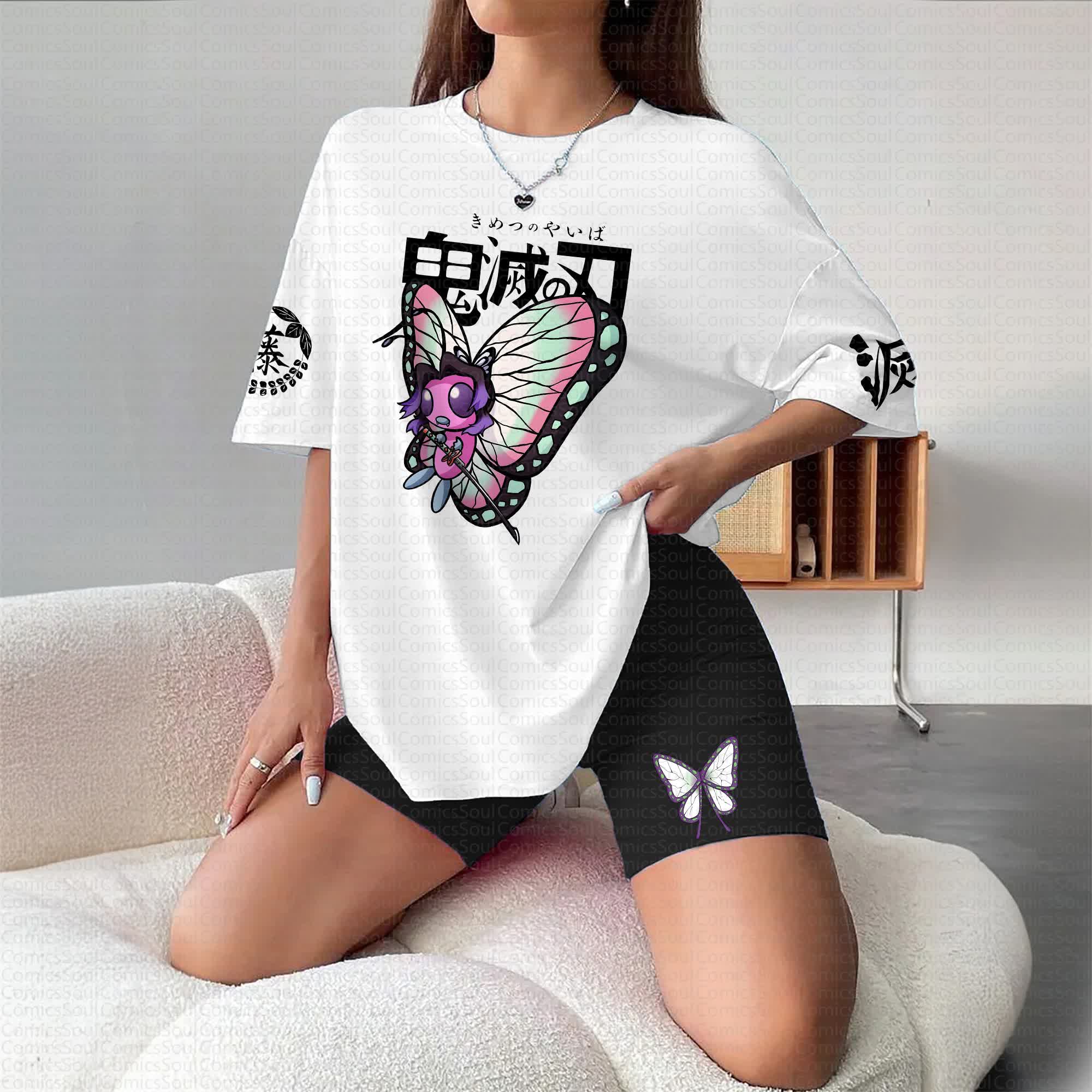 "Demon Slayer X Pokémon" Anime Inspired Vintage T-Shirt