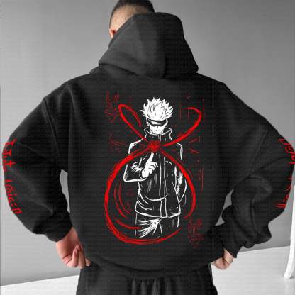 Unisex Anime Graphic Streetwear Vintage Hoodie丨Jujutsu Kaisen