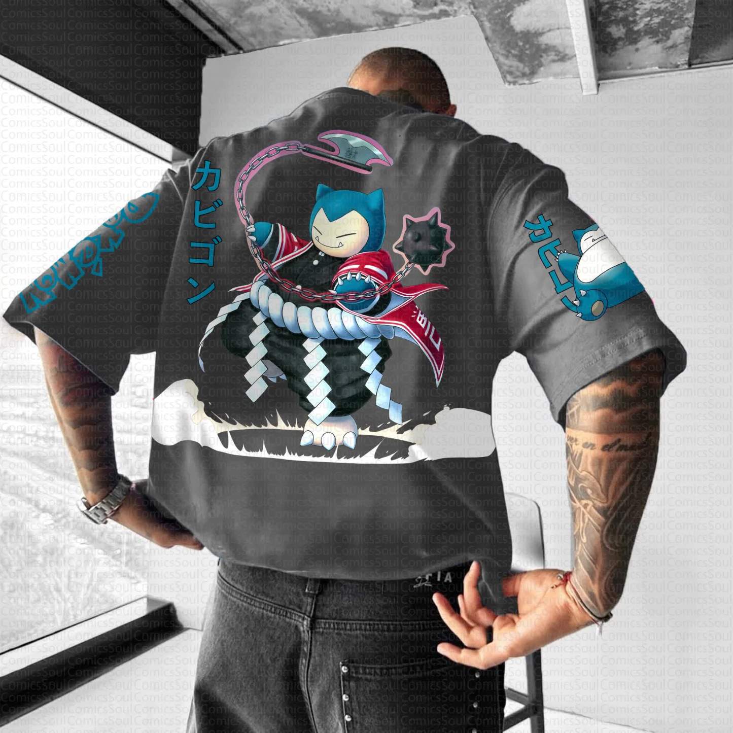 Unisex Anime Inspired Vintage T-Shirt