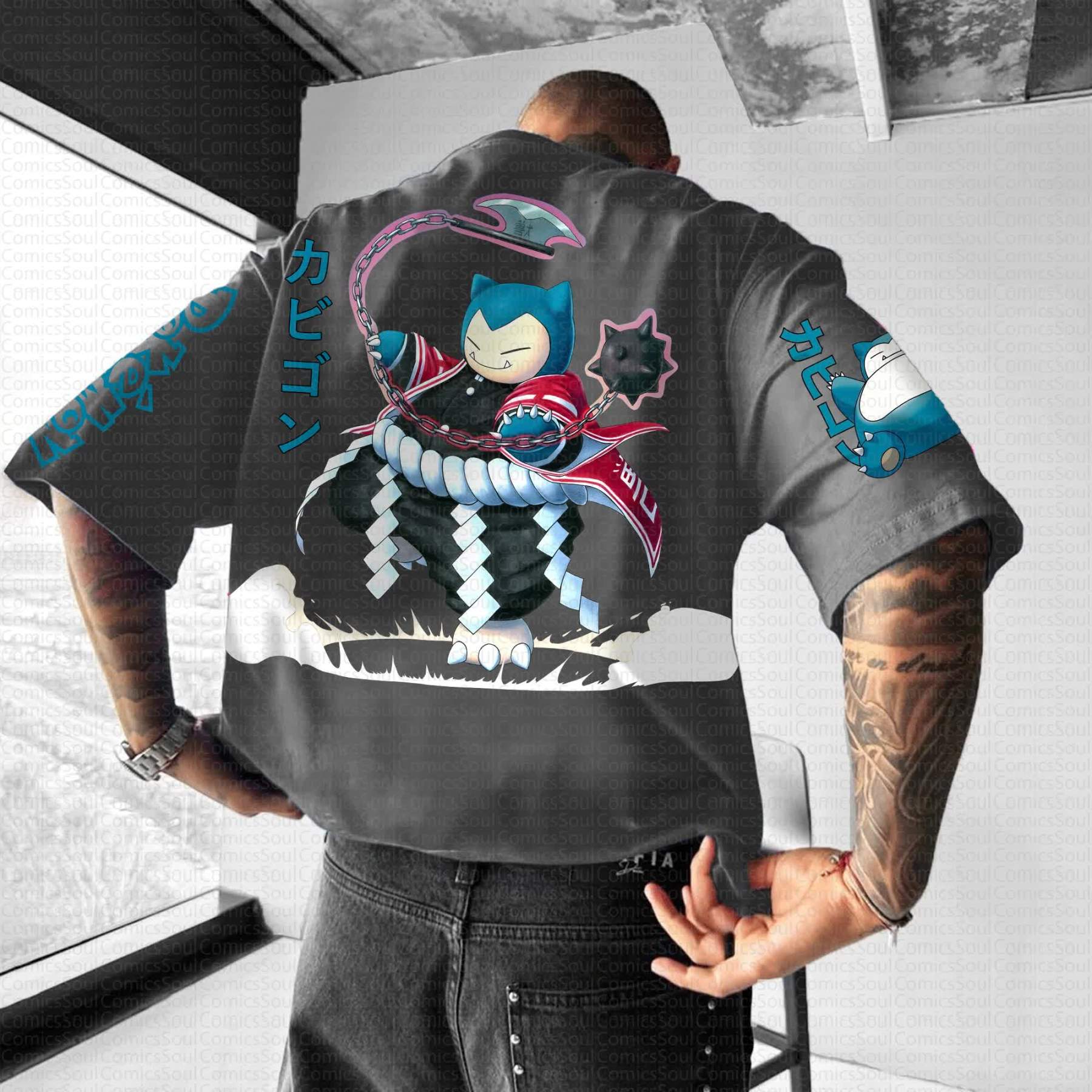 Unisex Anime Inspired Vintage T-Shirt