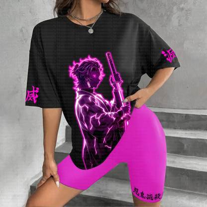 "Demon Slayer" Anime Inspired Vintage T-Shirt