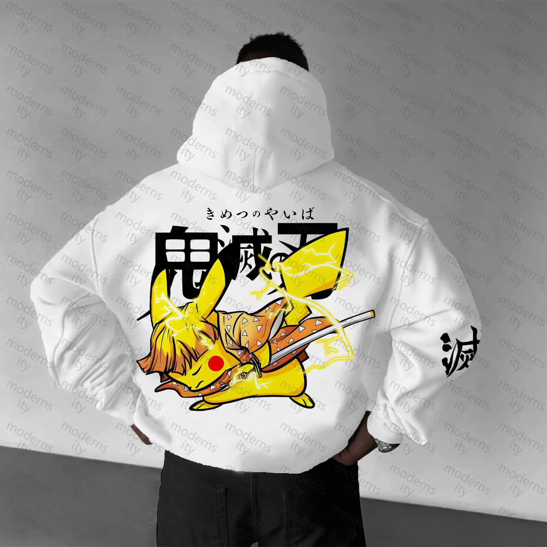 Unisex Vintage Hoodie丨Pikachu X Dragon Ball