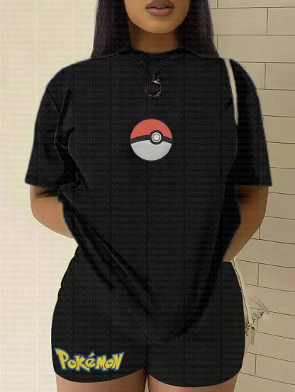 "Pokémon" Anime Inspired Vintage Embroidered T-Shirt
