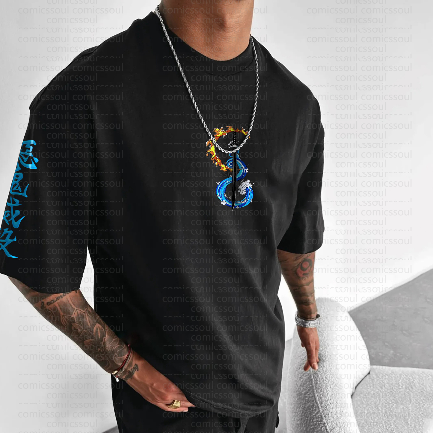 Unisex  "Demon slayer" Anime Inspired Vintage T-Shirt