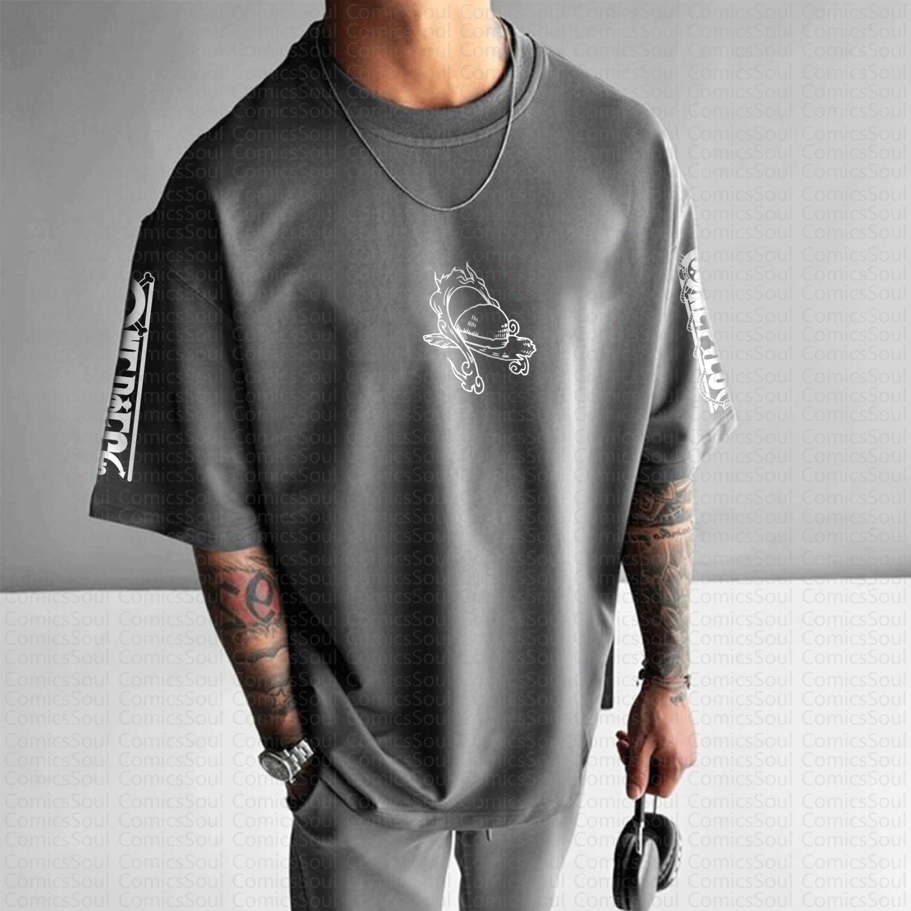 Unisex "One Piece" Anime Inspired Vintage T-Shirt