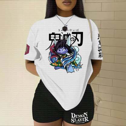 "Demon Slayer X Pokémon" Anime Inspired Vintage T-Shirt