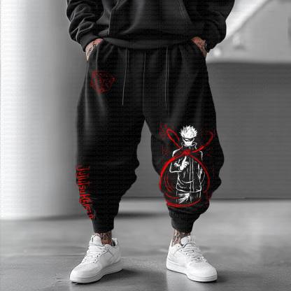 Unisex Anime Inspired Vintage Pants丨Jujutsu Kaisen