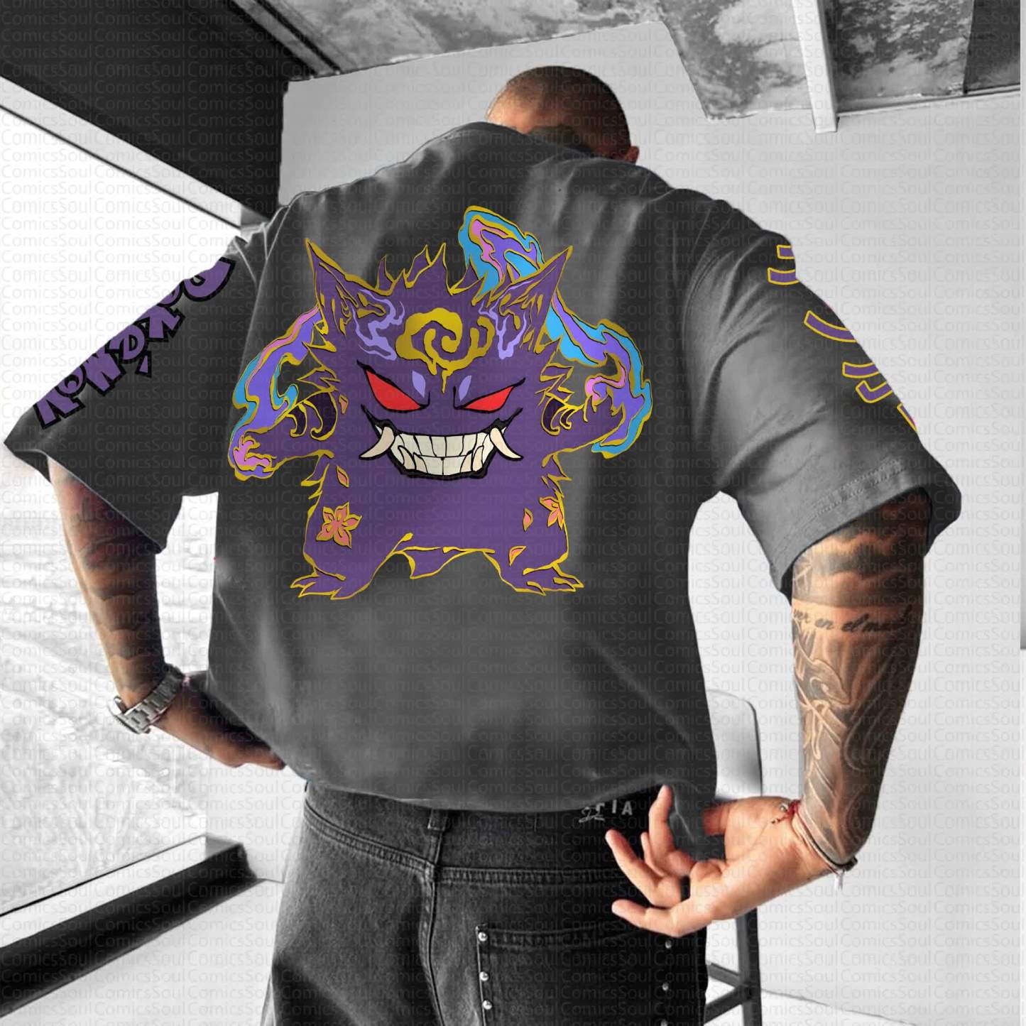 Unisex Anime Inspired Vintage T-Shirt