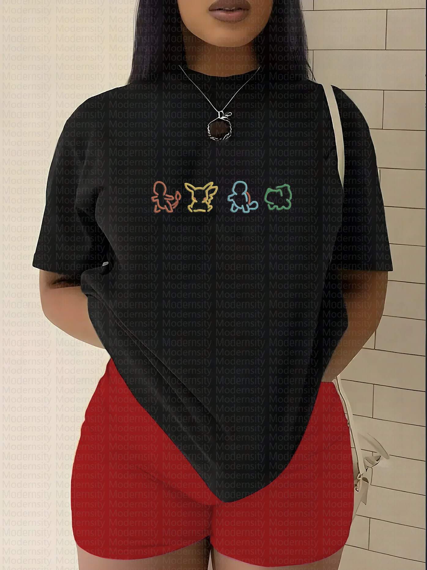 "Pokémon" Anime Inspired Vintage Embroidered T-Shirt