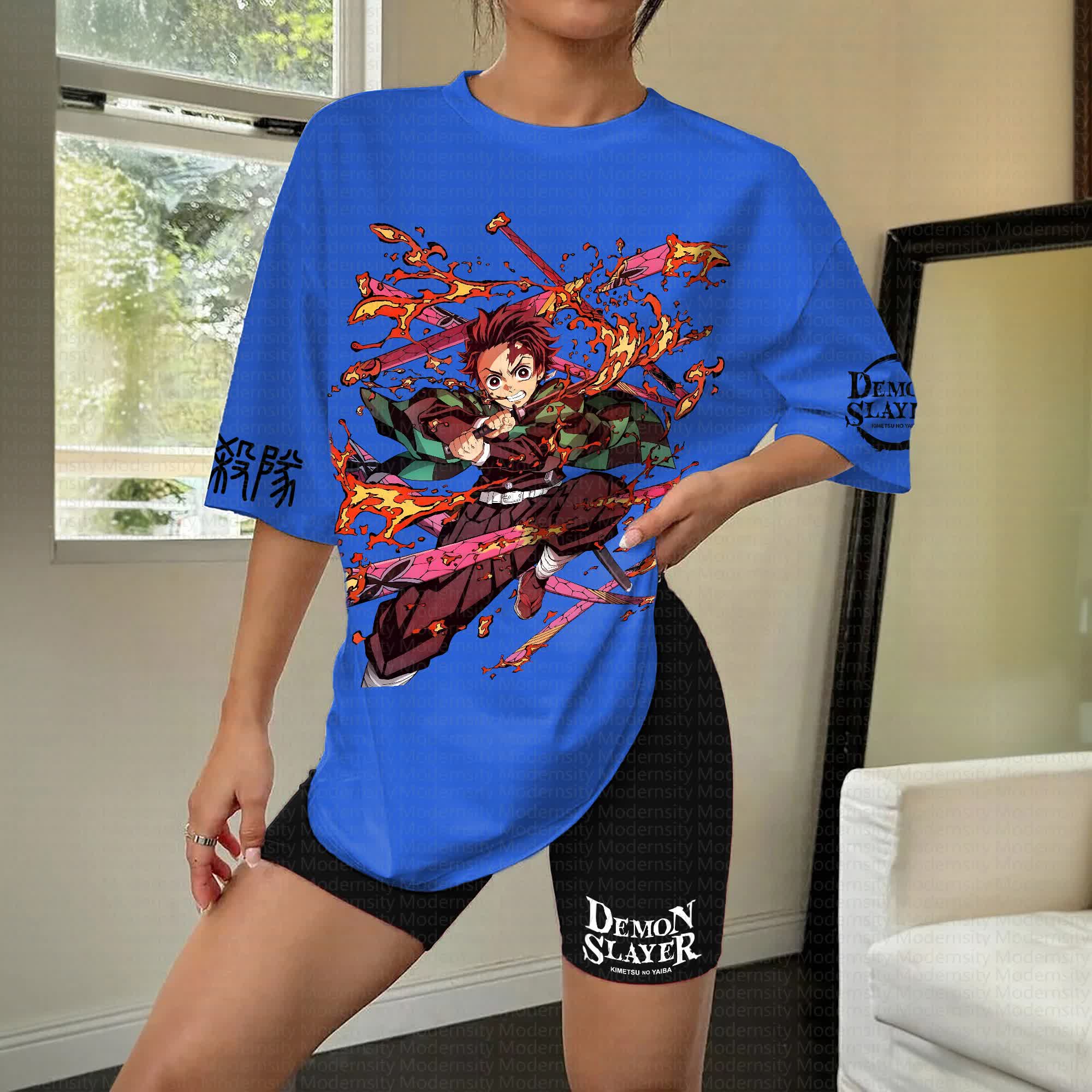 "Demon Slayer" Anime Inspired Vintage T-Shirt