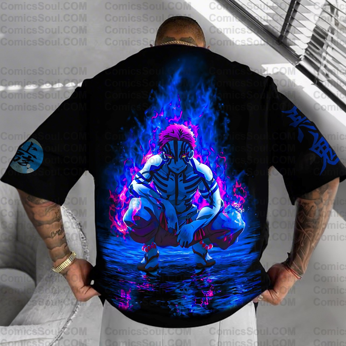 Unisex Anime Inspired Vintage T-Shirt | Demon slayer