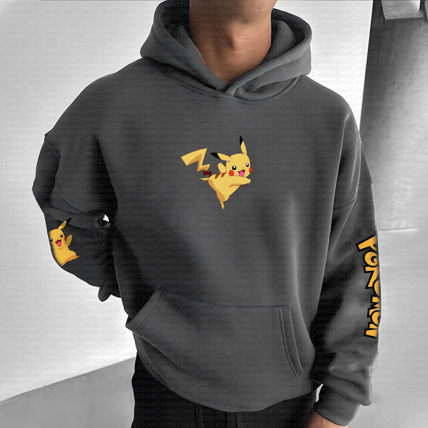 Unisex “Pokémon” Anime Graphic Streetwear Vintage Hoodie