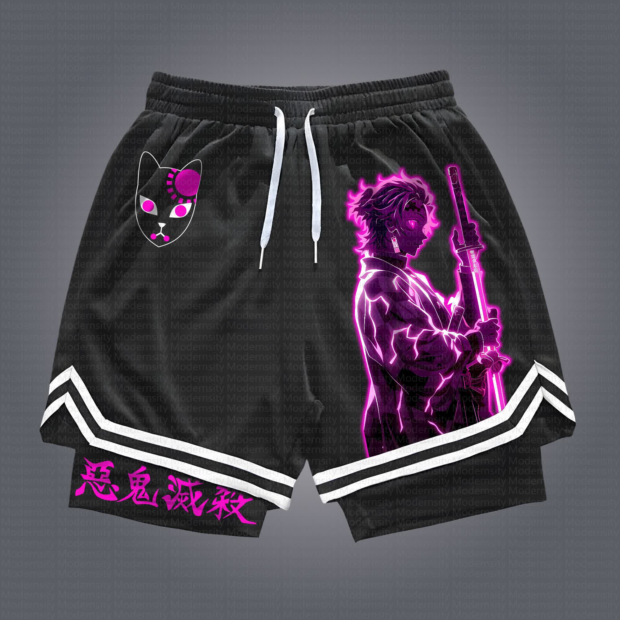 Unisex Casual Anime Streetwear Shorts 丨Demon Slayer
