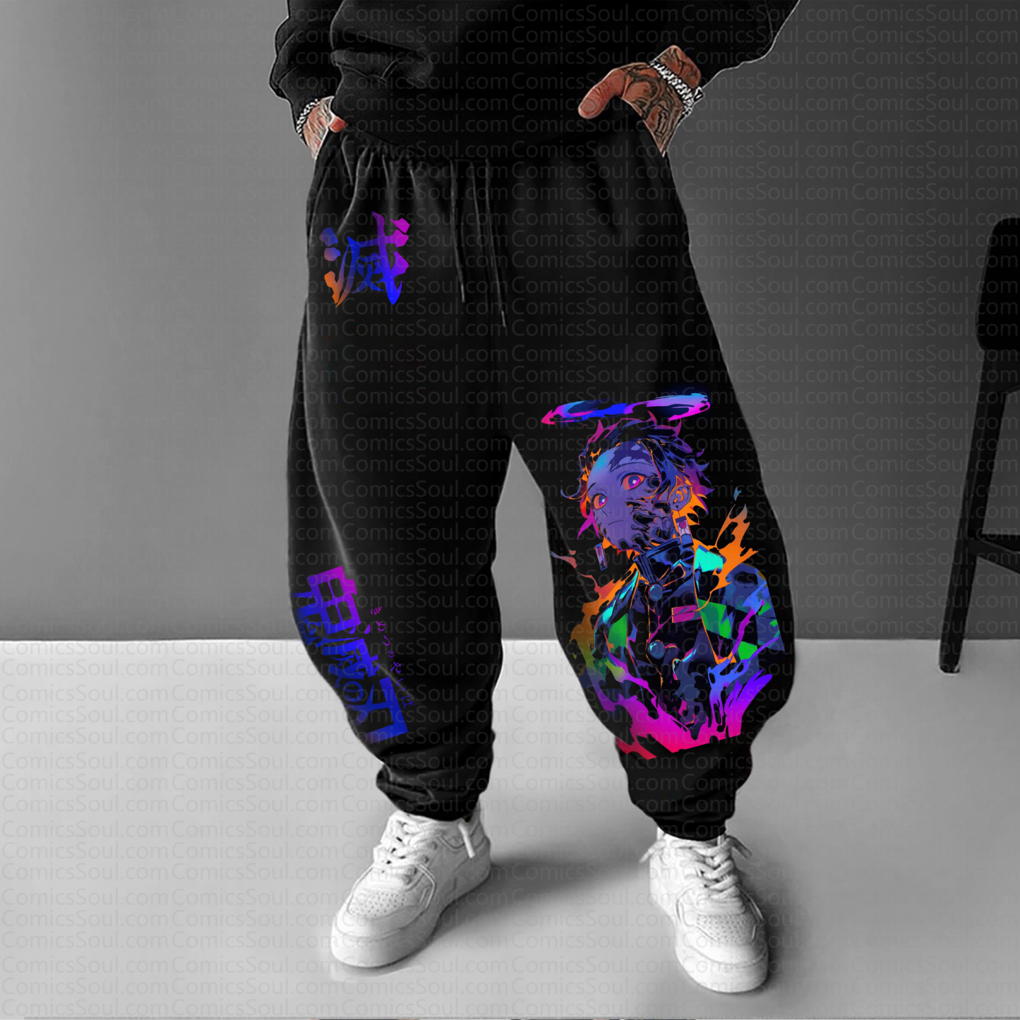 Unisex “ Demon slayer ” Casual Streetwear Pants